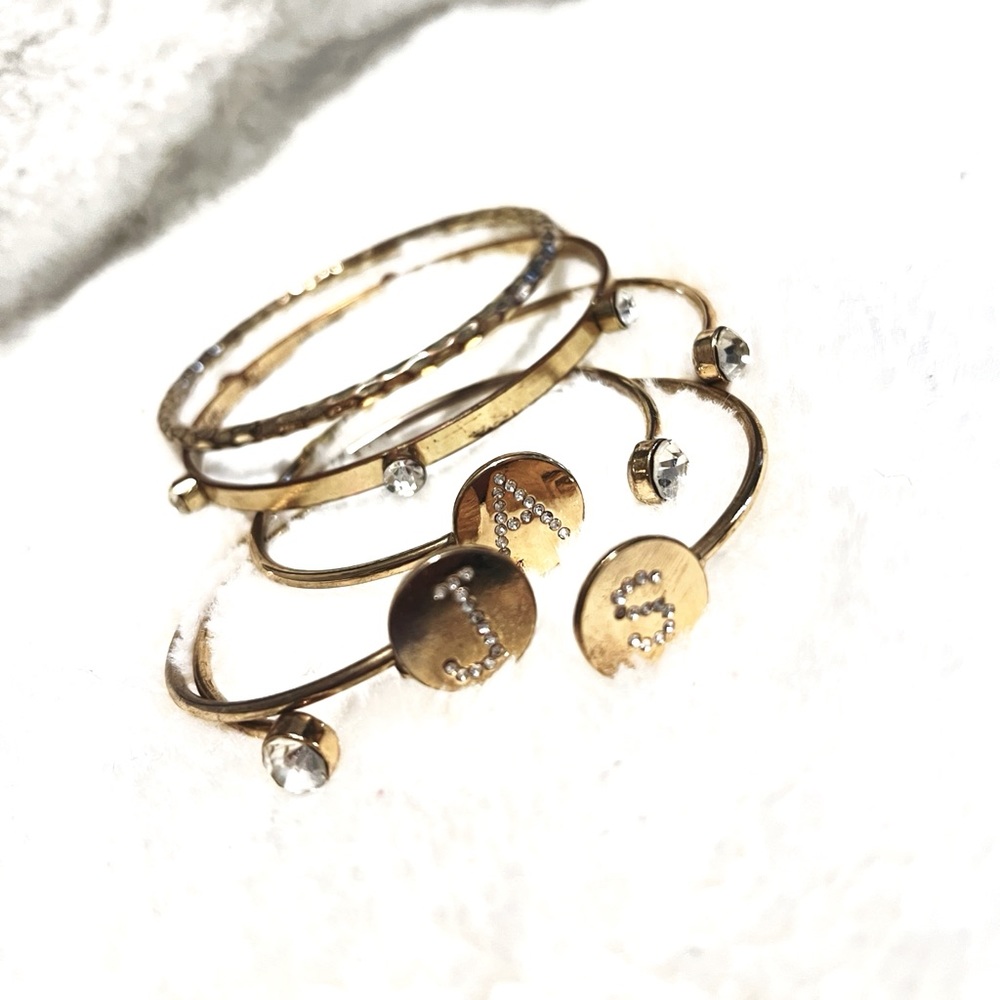 Gold bracelets